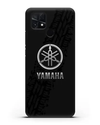 Чехол с логотипом Yamaha и протектором шин силиконовый для Xiaomi Poco C40