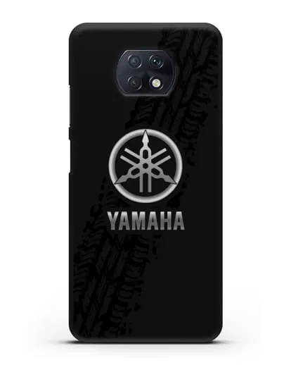 Чехол с логотипом Yamaha и протектором шин силиконовый для Xiaomi Redmi Note 9T