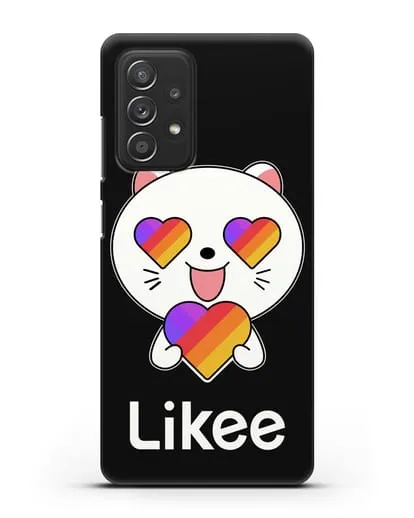 Чехол Likee Котик силиконовый для Samsung Galaxy A53