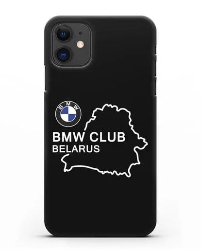 Чехол BMW Club Belarus силиконовый для iPhone 11