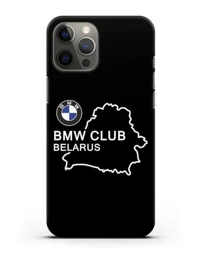 Чехол BMW Club Belarus силиконовый для iPhone 12 Pro Max