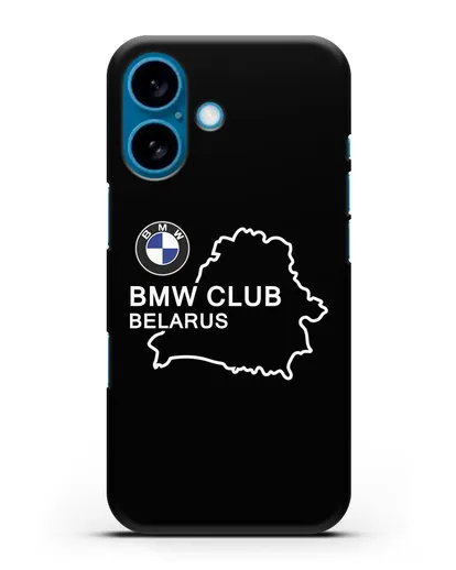 Чехол BMW Club Belarus силиконовый для iPhone 16