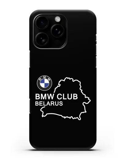 Чехол BMW Club Belarus силиконовый для iPhone 16 Pro Max