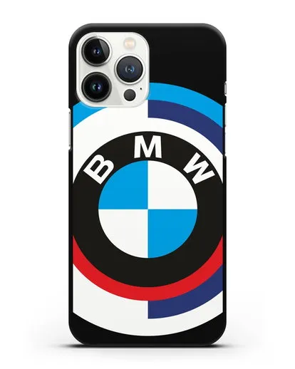 Чехол с логотипом BMW силиконовый для iPhone 13 Pro Max