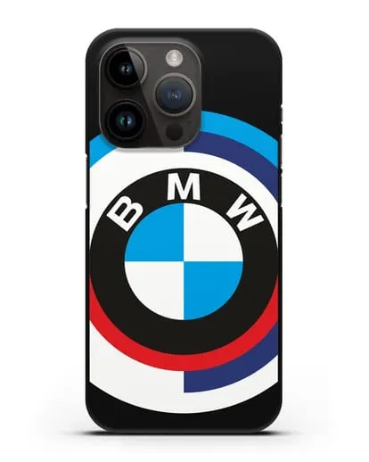Чехол с логотипом BMW силиконовый для iPhone 14 Pro
