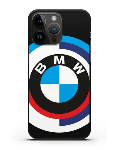 Чехол с логотипом BMW силиконовый для iPhone 14 Pro Max