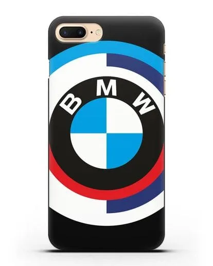 Чехол с логотипом BMW силиконовый для iPhone 8 Plus
