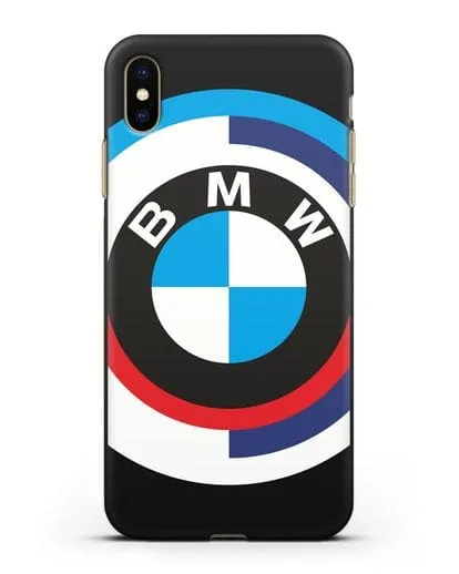 Чехол с логотипом BMW силиконовый для iPhone XS Max