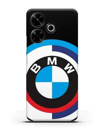 Чехол с логотипом BMW силиконовый для Xiaomi Poco M6