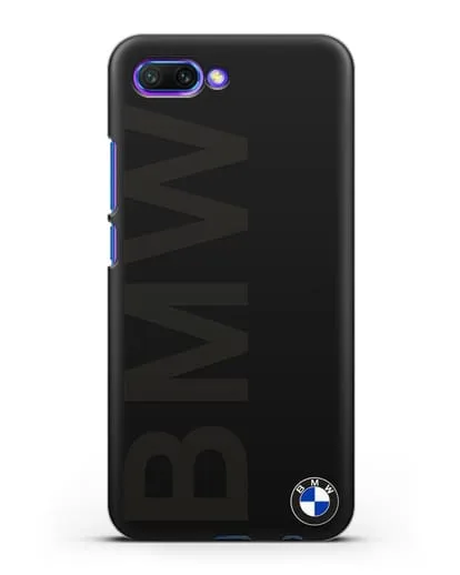 Чехол с надписью BMW и логотипом силиконовый для Honor 10