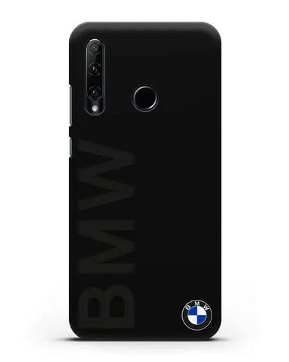 Чехол с надписью BMW и логотипом силиконовый для Honor 20e