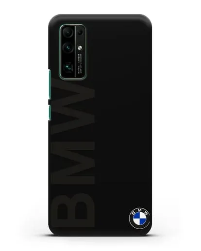 Чехол с надписью BMW и логотипом силиконовый для Honor 30