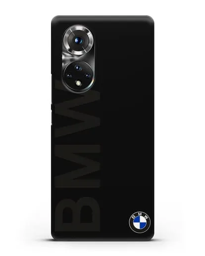 Чехол с надписью BMW и логотипом силиконовый для Honor 50