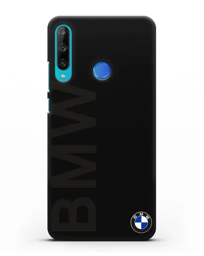 Чехол с надписью BMW и логотипом силиконовый для Honor 9C