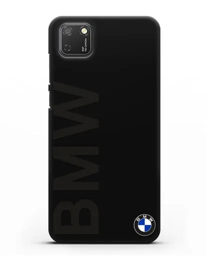 Чехол с надписью BMW и логотипом силиконовый для Honor 9S