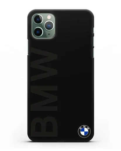 Чехол с надписью BMW и логотипом силиконовый для iPhone 11 Pro Max