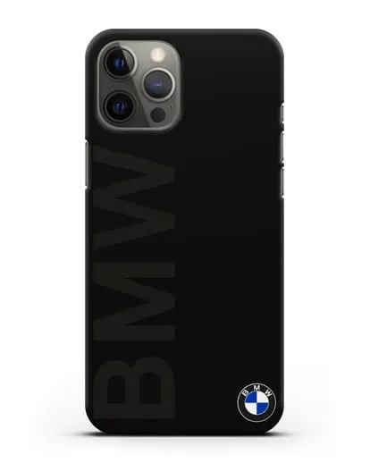 Чехол с надписью BMW и логотипом силиконовый для iPhone 12 Pro Max