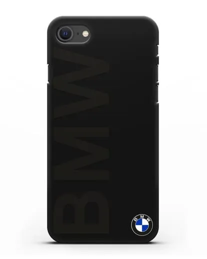 Чехол с надписью BMW и логотипом силиконовый для iPhone SE 2020