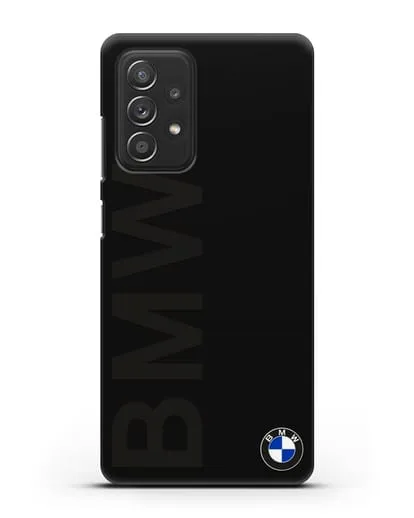 Чехол с надписью BMW и логотипом силиконовый для Samsung Galaxy A53