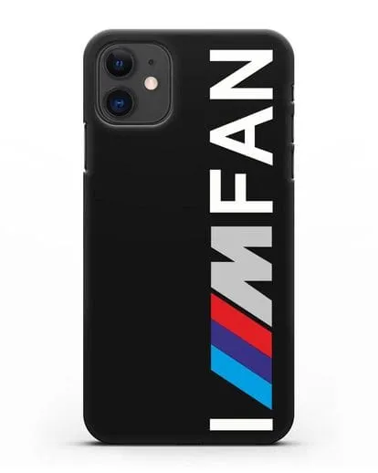 Чехол BMW M серии I am fan силиконовый для iPhone 11