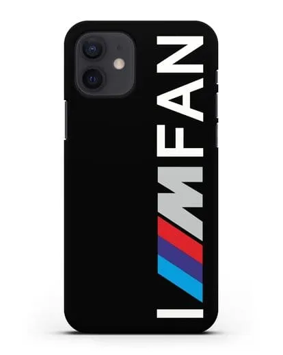 Чехол BMW M серии I am fan силиконовый для iPhone 12