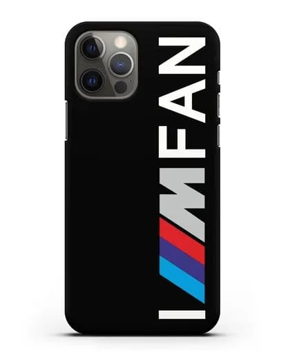 Чехол BMW M серии I am fan силиконовый для iPhone 12 Pro