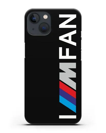 Чехол BMW M серии I am fan силиконовый для iPhone 13