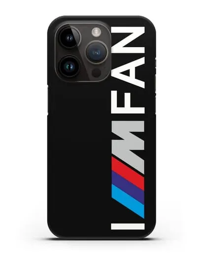 Чехол BMW M серии I am fan силиконовый для iPhone 14 Pro