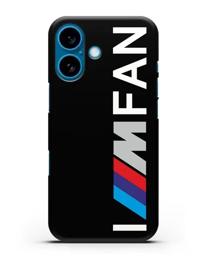 Чехол BMW M серии I am fan силиконовый для iPhone 16