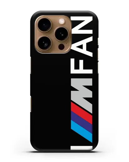 Чехол BMW M серии I am fan силиконовый для iPhone 16 Pro