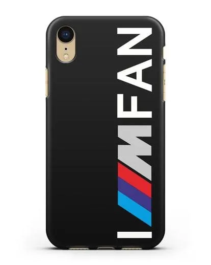 Чехол BMW M серии I am fan силиконовый для iPhone XR