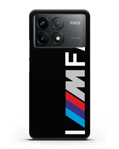 Чехол BMW M серии I am fan силиконовый для Xiaomi Poco F6 Pro