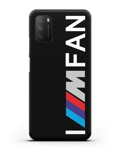 Чехол BMW M серии I am fan силиконовый для Xiaomi Poco M3