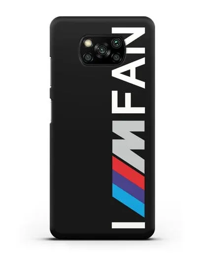 Чехол BMW M серии I am fan силиконовый для Xiaomi Poco X3