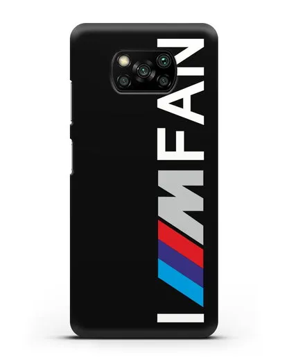 Чехол BMW M серии I am fan силиконовый для Xiaomi Poco X3 Pro