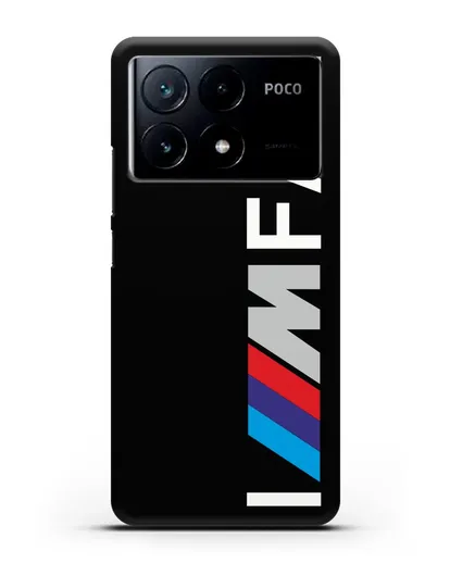 Чехол BMW M серии I am fan силиконовый для Xiaomi Poco X6 Pro