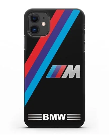 Чехол с логотипом BMW M Series силиконовый для iPhone 11