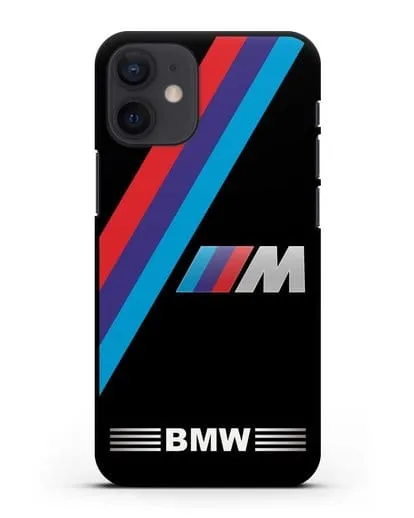 Чехол с логотипом BMW M Series силиконовый для iPhone 12 mini