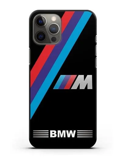 Чехол с логотипом BMW M Series силиконовый для iPhone 12 Pro Max
