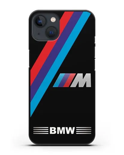 Чехол с логотипом BMW M Series силиконовый для iPhone 13 Mini