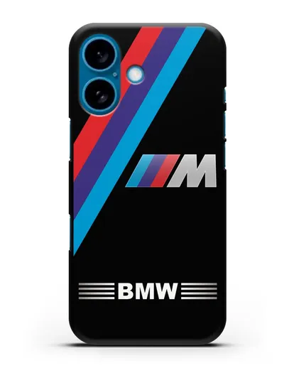 Чехол с логотипом BMW M Series силиконовый для iPhone 16