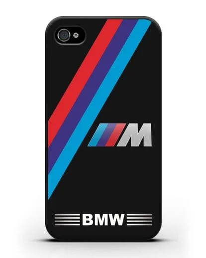 Чехол с логотипом BMW M Series силиконовый для iPhone 4/4s