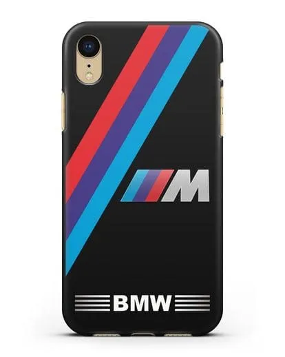 Чехол с логотипом BMW M Series силиконовый для iPhone XR
