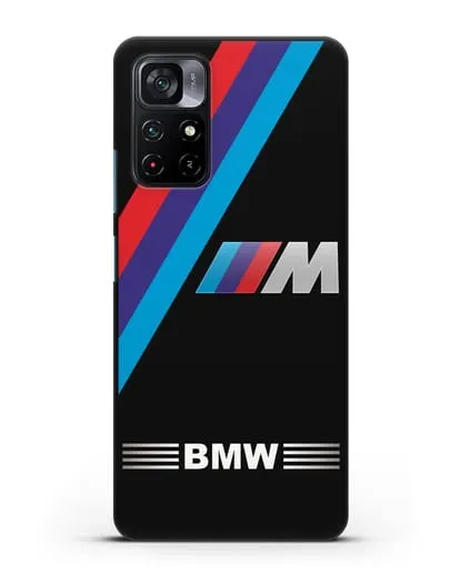 Чехол с логотипом BMW M Series силиконовый для Xiaomi Poco M4 Pro 5G