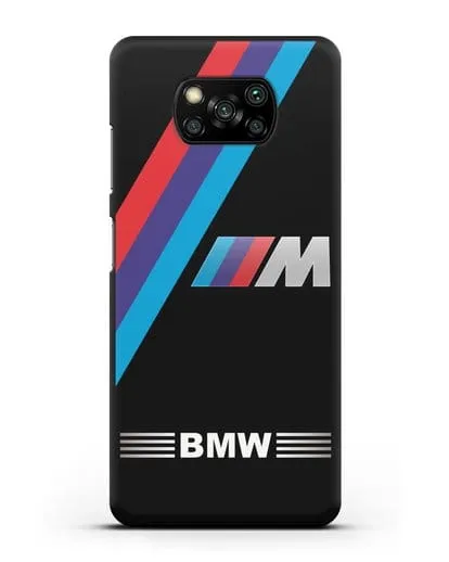 Чехол с логотипом BMW M Series силиконовый для Xiaomi Poco X3