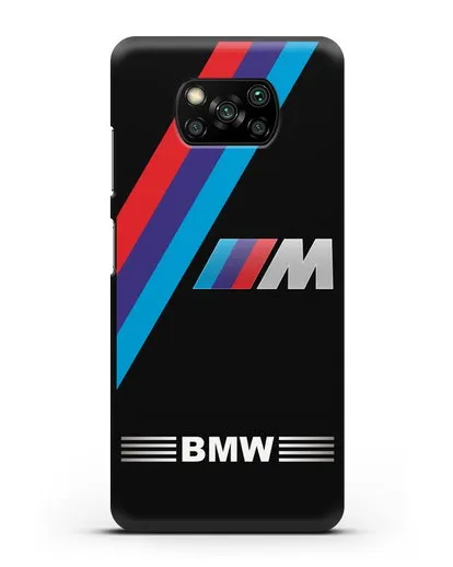 Чехол с логотипом BMW M Series силиконовый для Xiaomi Poco X3 Pro