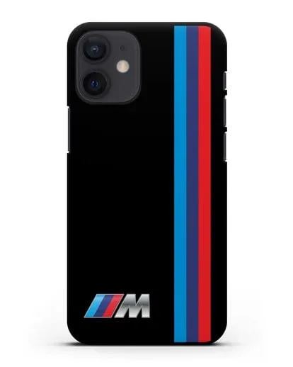 Чехол BMW M Perfomance силиконовый для iPhone 12 mini