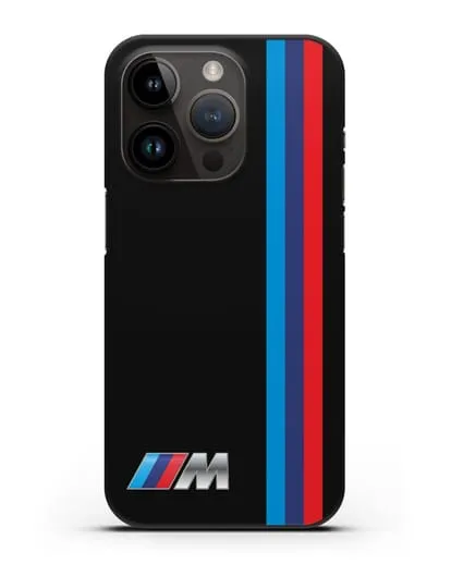 Чехол BMW M Perfomance силиконовый для iPhone 14 Pro