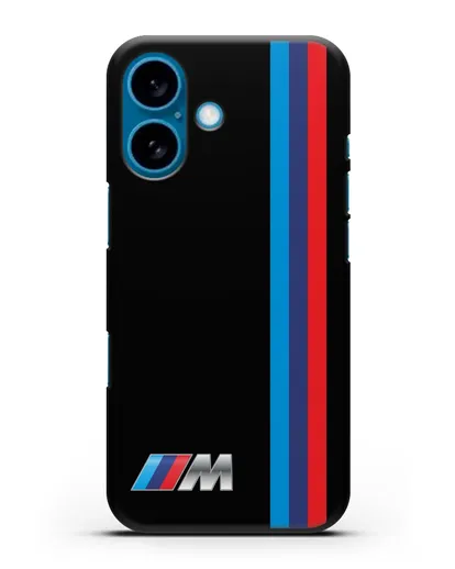Чехол BMW M Perfomance силиконовый для iPhone 16
