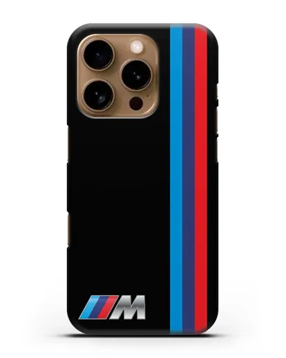 Чехол BMW M Perfomance силиконовый для iPhone 16 Pro